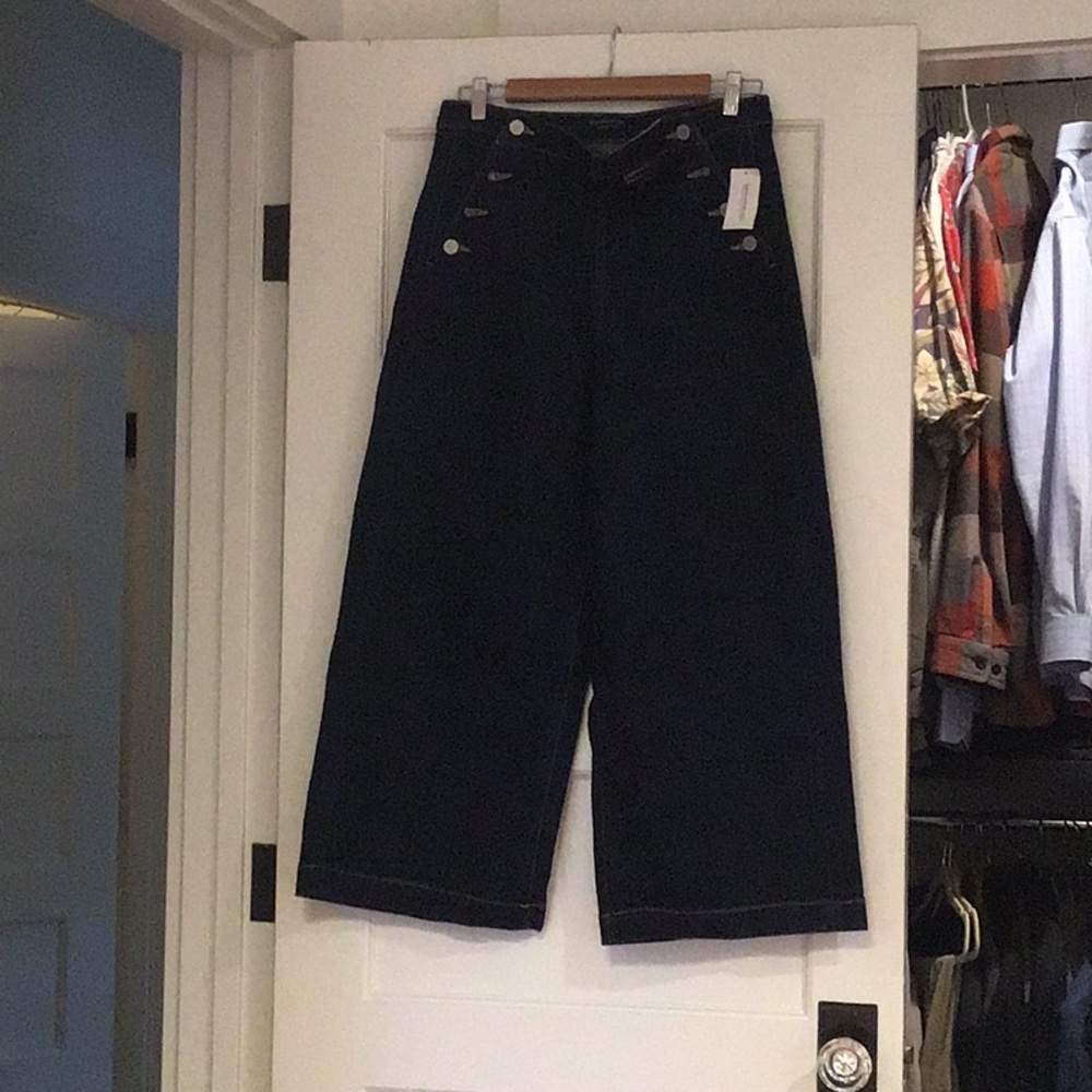 Wide leg denim